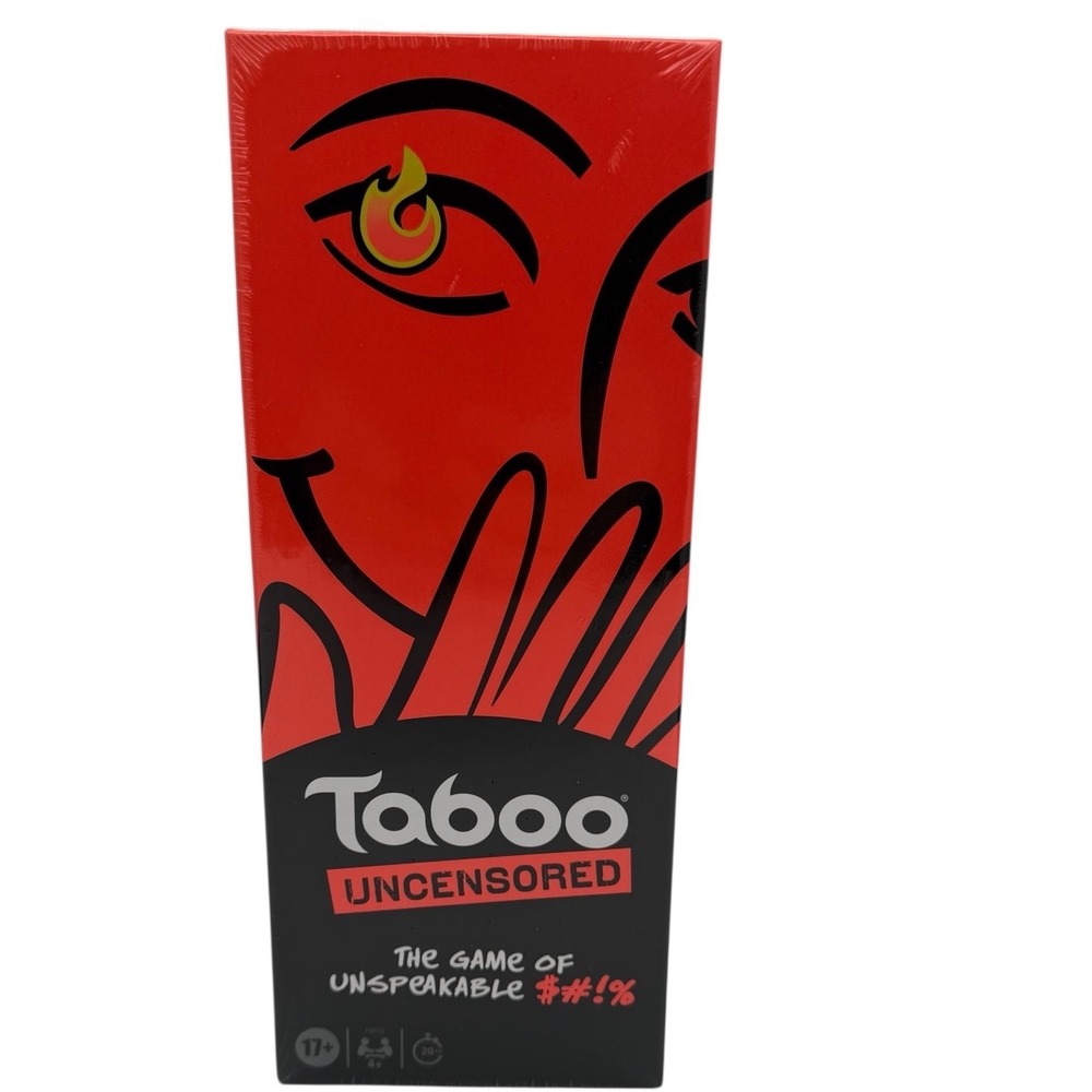 Taboo Hasbro Gaming Uncensored Adult Party Game New Sealed‎ Ages 17+ F6153